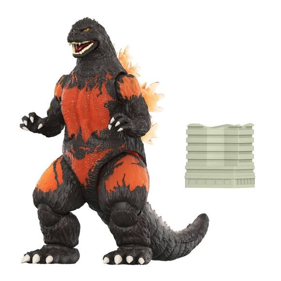 Godzilla Other - Godzilla - Super7 Toho Super Kaiju - Burning Godzilla (1995) Black